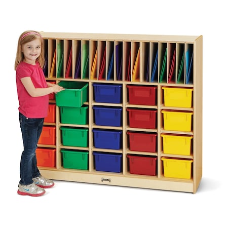 Jonti-Craft Classroom Organizer, with Colored Cubbie-Trays 0418JC